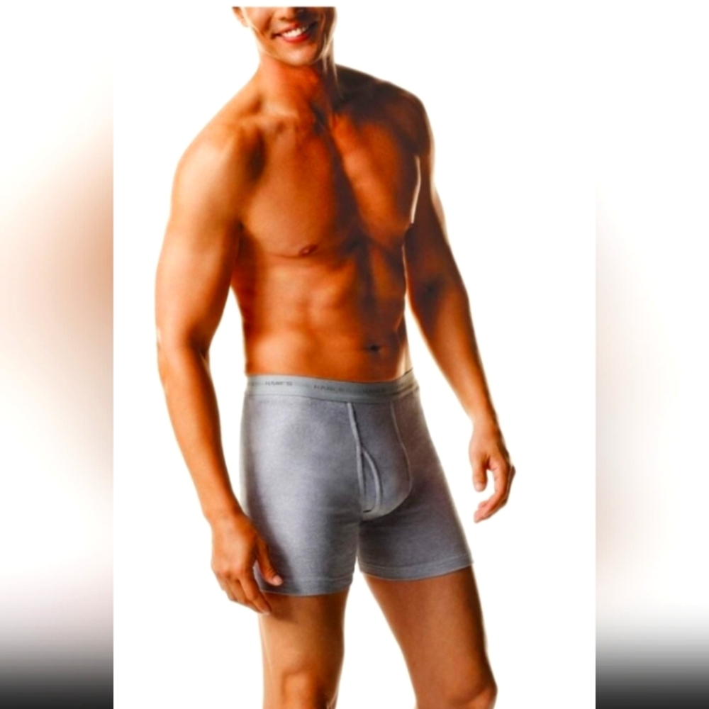Hanes COMFORT Flex Fit BRIEF GRAY NWOT Sz Medium
